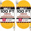 Cable extensión exterior 100pies 12/3 SJTW enchufe 3
