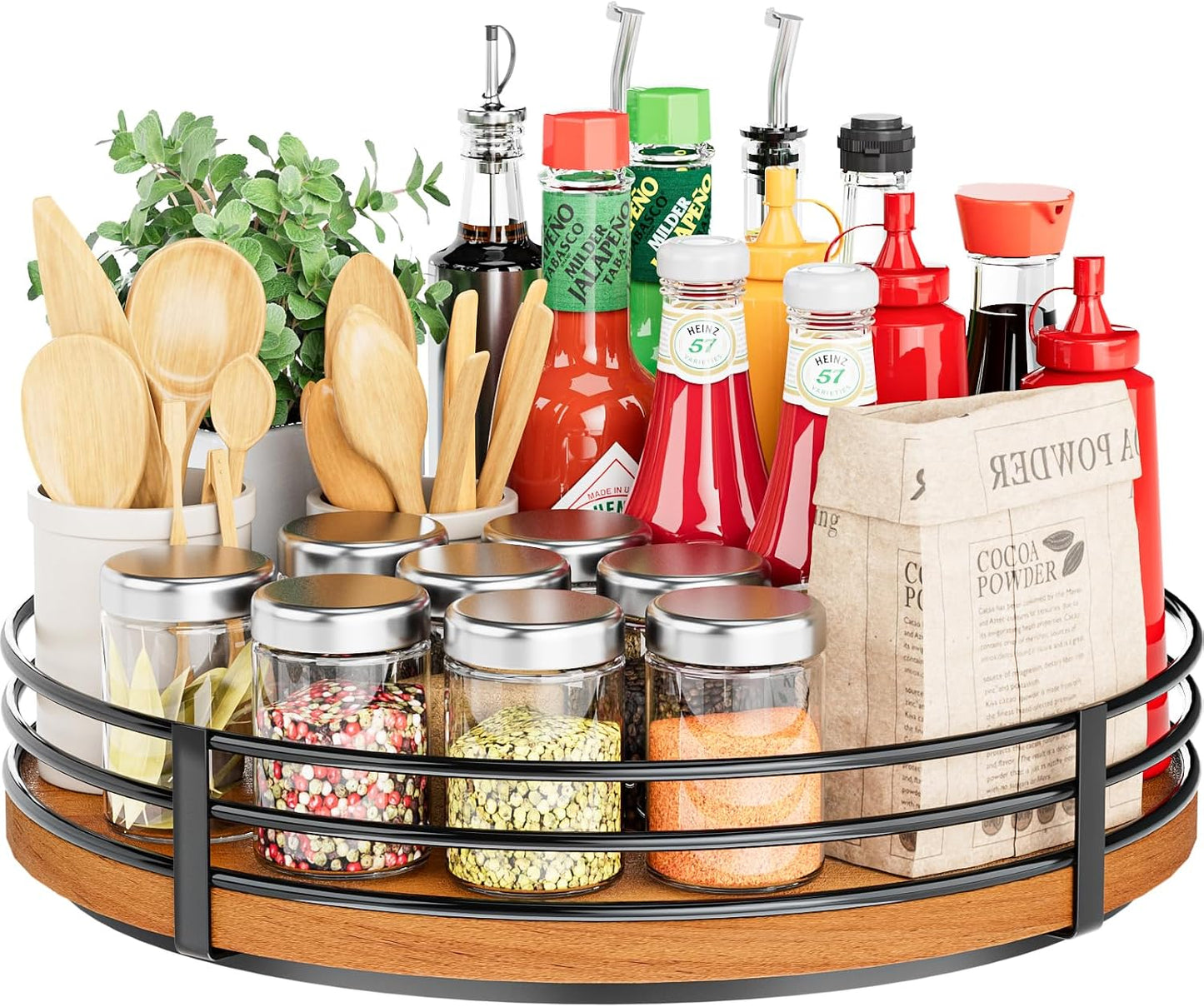 Organiz. giratorio madera 13" cocina