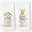 Set 2 Toallas Cocina Conejo Pascua Decorativas