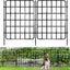 Valla decorativa acero inox 30x17" 28 paneles para mascotas