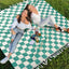 Manta picnic al aire libre para automóvil suave viaje verano