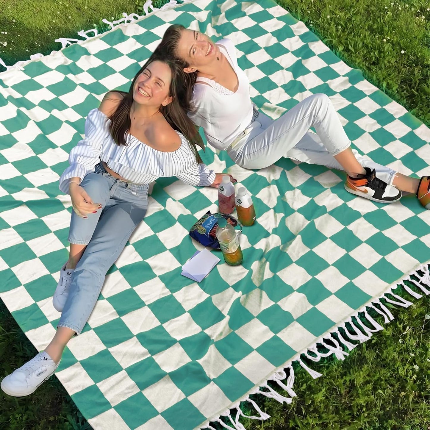 Manta picnic al aire libre para automóvil suave viaje verano