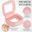 3 bolsas transparentes cosméticos viaje con cremallera