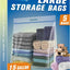 Bolsas almacenamiento 15gal transparentes resellables
