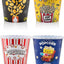 Set 4 Cuencos Plástico Reutilizables Amarillo/Marrón