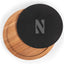 Tabla servir NCAA Wildcats acero inox y madera acacia