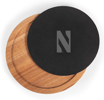 Tabla servir NCAA Wildcats acero inox y madera acacia