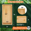 Organiz. cajón bambú apilable 2 Pzas 6x3x2"
