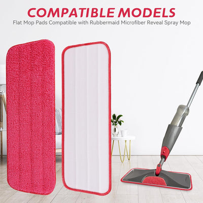 Almohadillas microfibra mopa Reveal 12 pzas reutilizables