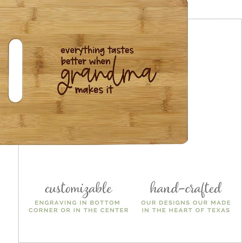Tabla cortar bambú personalizada decoración cocina regalo