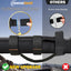 2 Asas antivuelco Jeep Wrangler JL JK TJ YJ 1955-23 negro