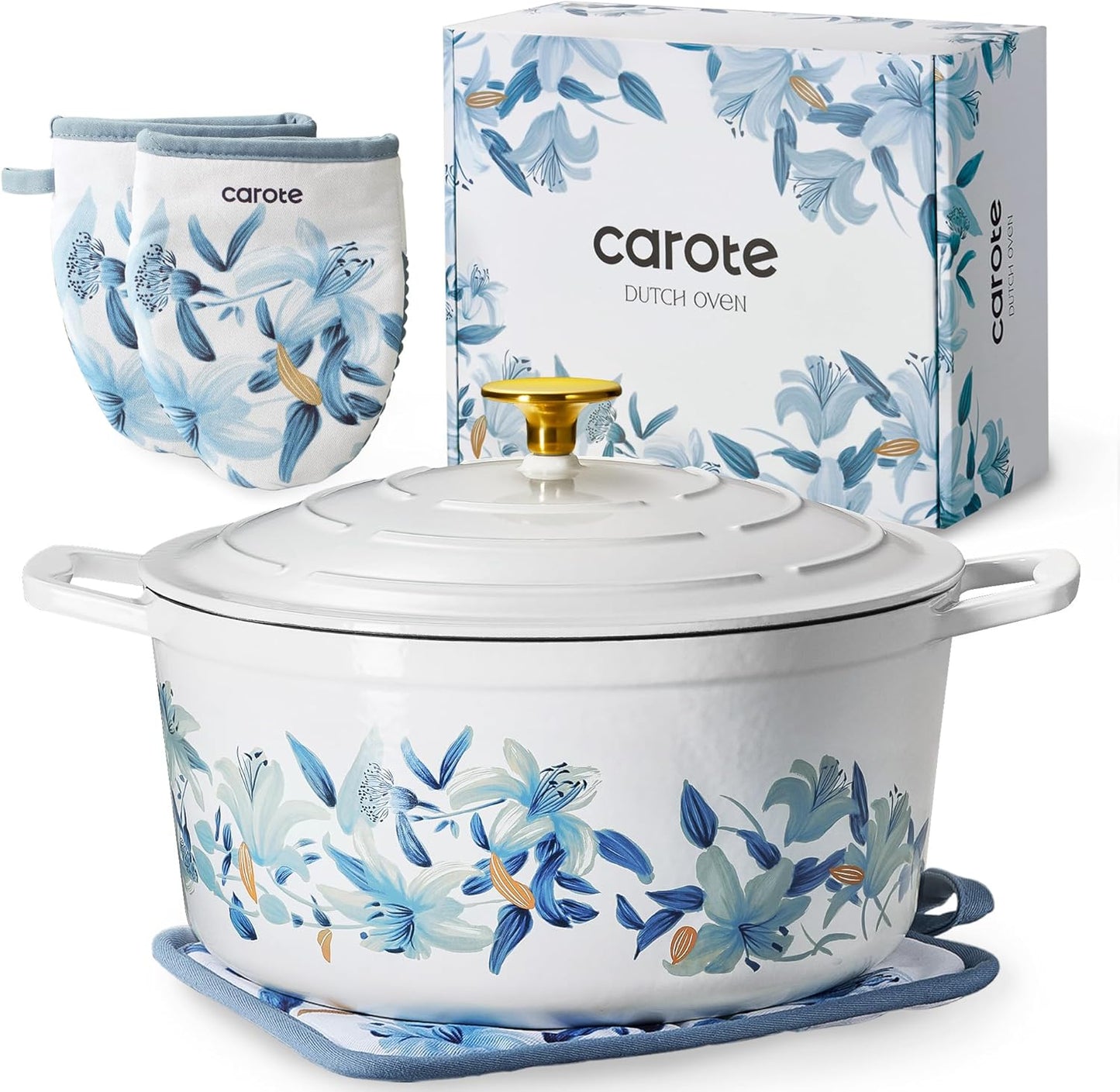 Olla Holandesa Hierro Fundido 7qt Con Tapa