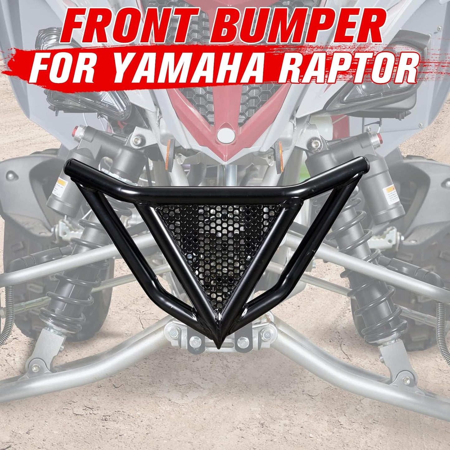 Parachoques delantero y barra agarre trasera Yamaha Raptor