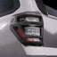 Fundas luz trasera aluminio Toyota 4Runner 14-24 negro