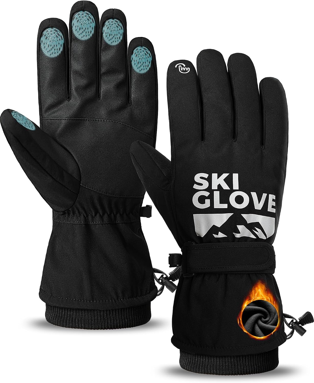 Guantes térmicos impermeables pantalla táctil hombre mujer