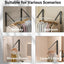Tendedero de ropa retráctil plegable pared metal dormitorio