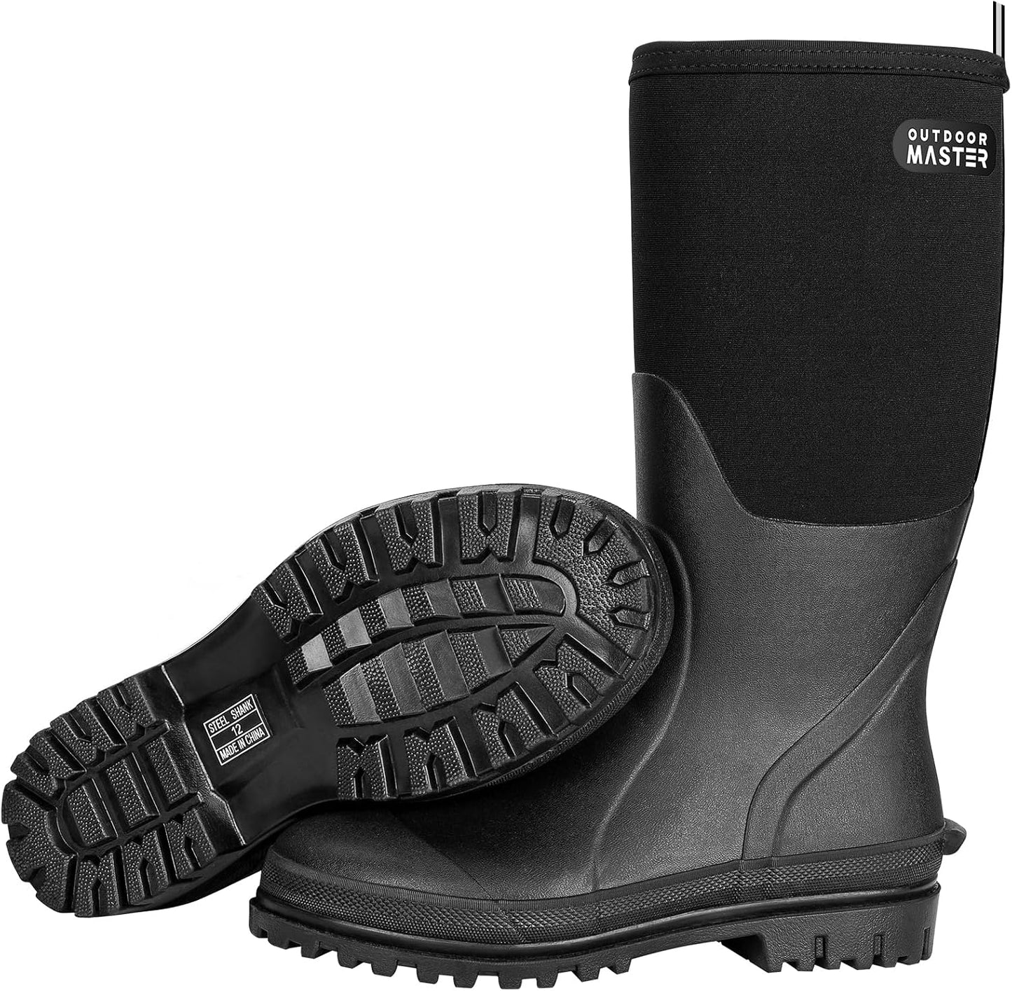 Botas de neopreno impermeables antideslizantes para hombres