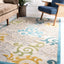 Alfombra para Centro de Sala de Estar con Borde Decorativo