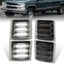 Luces laterales LED secuencial blancas para Chevy C/KC10