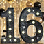 Letrero LED purpurina cumpleaños 16 años