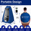 Inodoro portátil plegable XL con linterna y bolsas