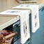 Set 2 paños cocina decorativos lago playa barco