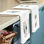 Set 2 paños cocina decorativos lago playa barco