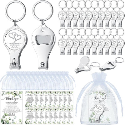 Abrebotellas multifunción para boda 100 juegos