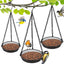 Comedero colgante para pájaros al aire libre 3 Pzas