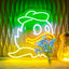 Letrero neón pato LED decoración hogar dormitorio