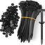 50 Hebillas Nailon para Cables con Pasador y Botón