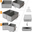 12 Organizadores cajones tela plegable dormitorio
