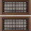 Ventilación cimentación 8x16" automática marrón set 2