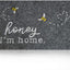Tapete puerta gris abeja resistente manchas antiderrap