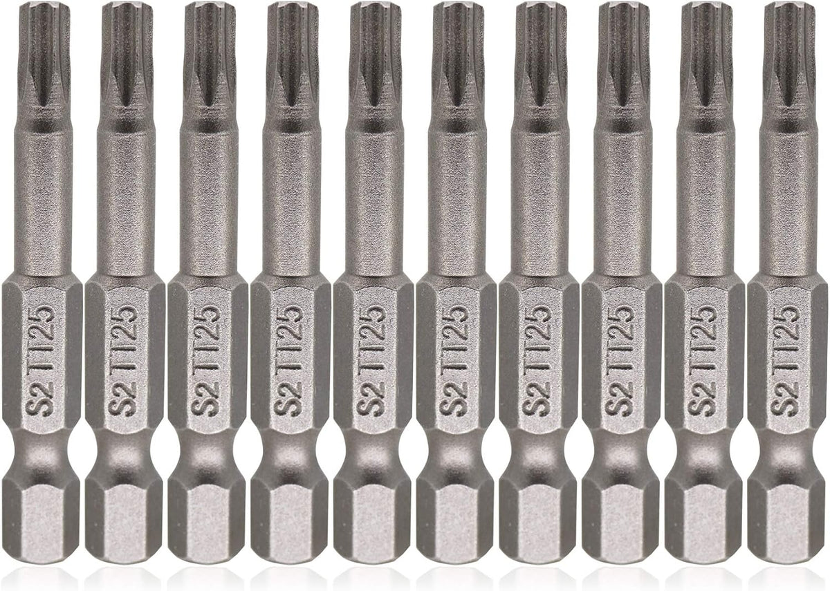 Puntas destornillador magnéticas Torx S2 acero 2pulg