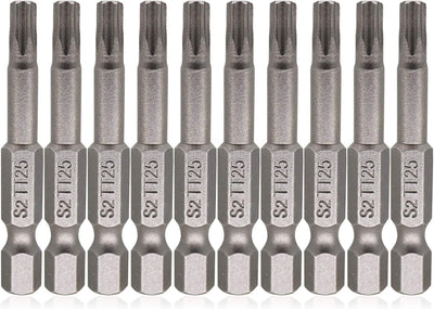 Puntas destornillador magnéticas Torx S2 acero 2pulg
