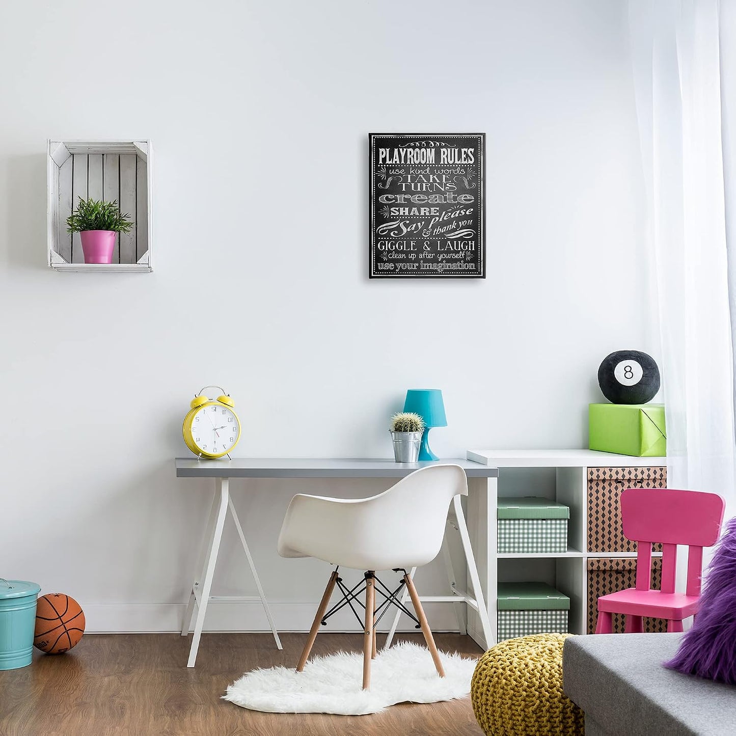Lienzo decorativo sala set 16x20pulg blanco y negro