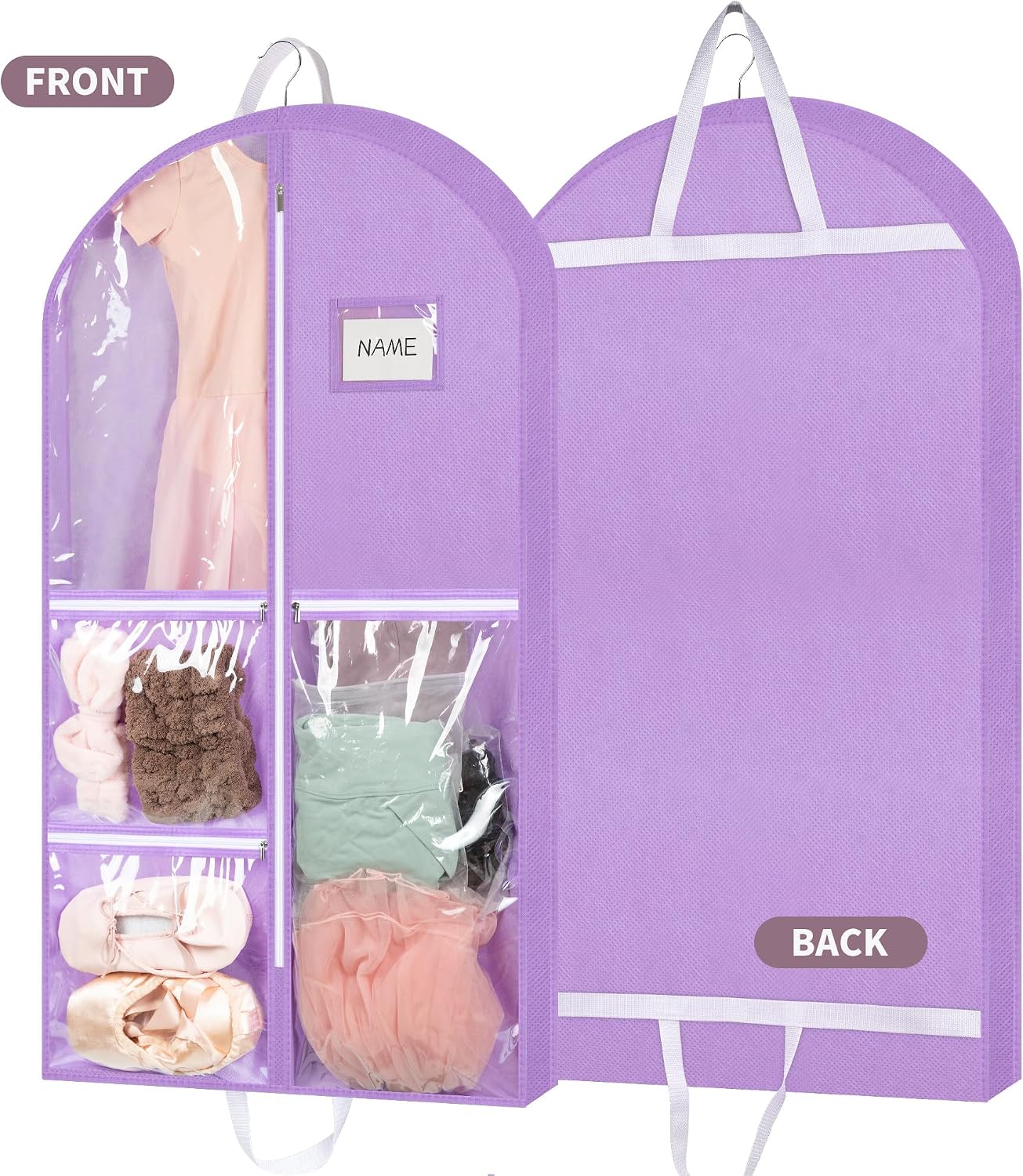 Bolsa 40" para disfraces baile con 4 bolsillos y 1 trasero