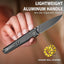 Cuchillo bolsillo 2.98pulg 14C28N aluminio cierre botón