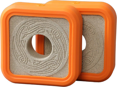 Ladrillo cerámica filtro cuadrado naranja tanque marino