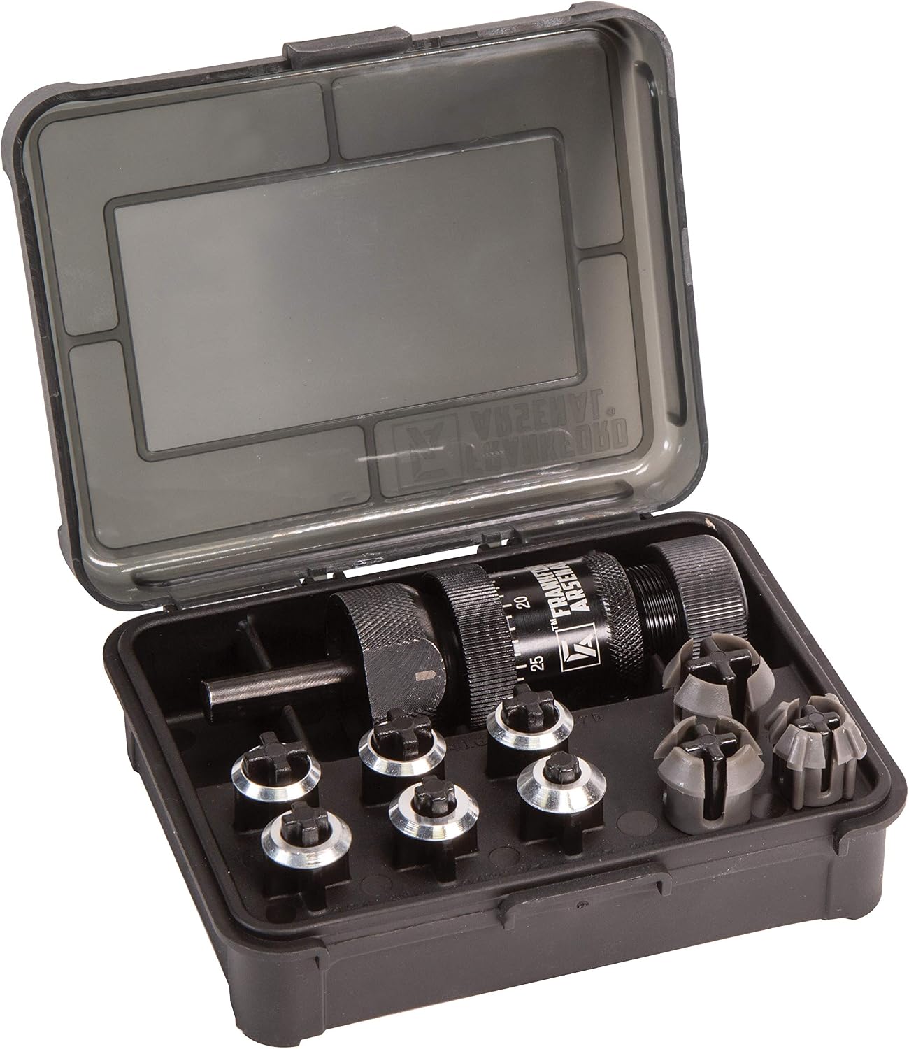 Afilador universal HSS para taladro manual y estuche recarga