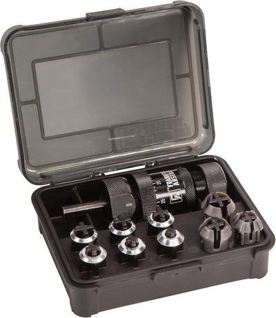 Afilador universal HSS para taladro manual y estuche recarga