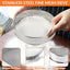 3 Tamices Acero Inox Malla 60 con Agitador Harina