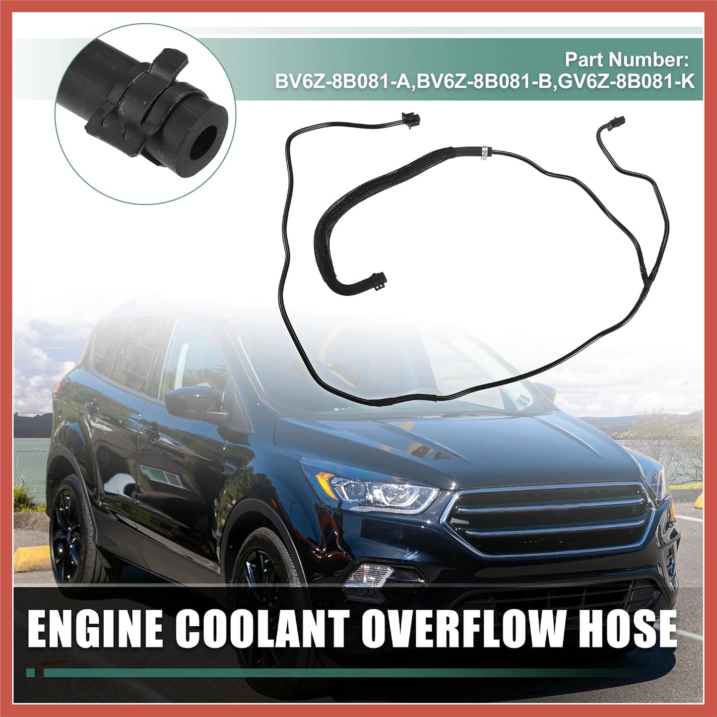 Manguera refrigerante motor Ford Escape 1.6L 13-16