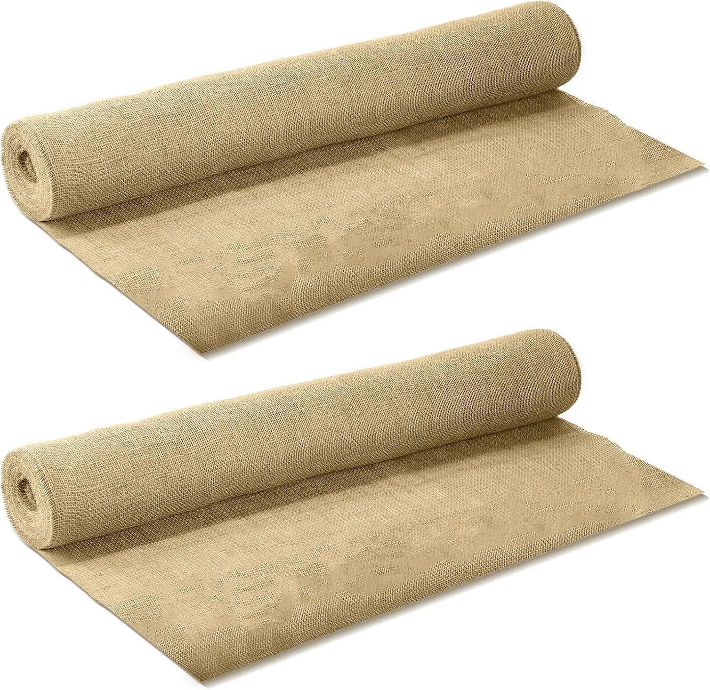 2 Rols Arpillera 40pulg x144ft para jardinería y decoración