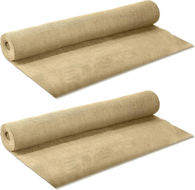 2 Rols Arpillera 40pulg x144ft para jardinería y decoración