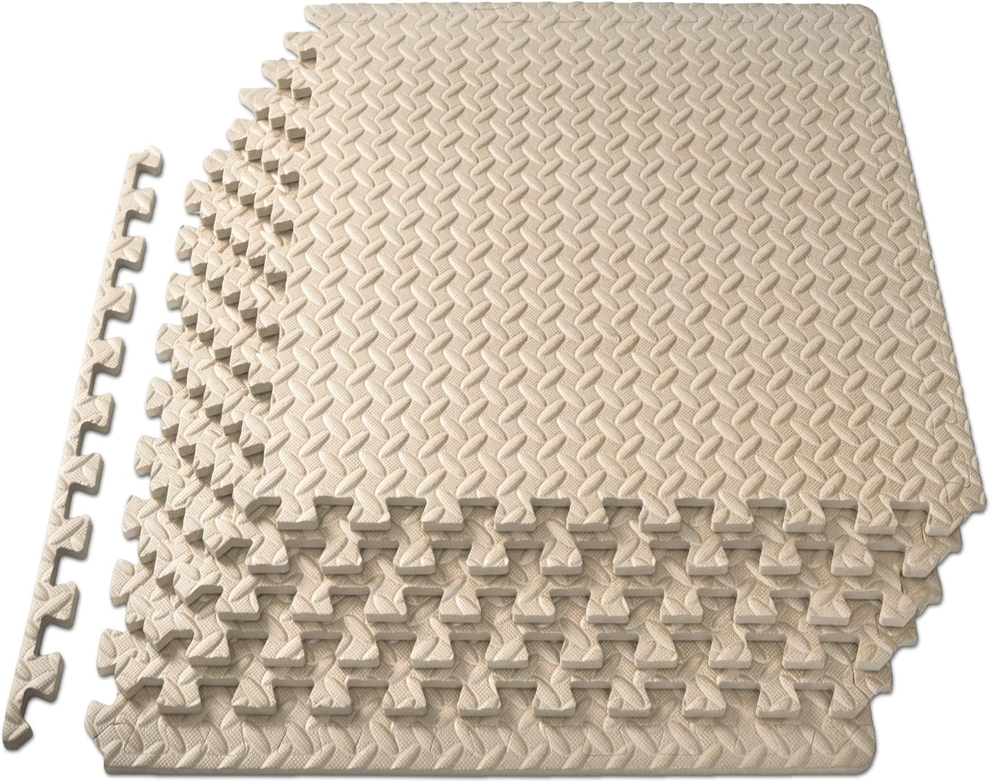 Tapete ejercicio espuma EVA 24x24pulg 24pies2