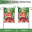 Bandera jardín tropical hibisco 12x18"