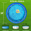 Almohadilla piscina 24ft para suelo resistente pinchazos