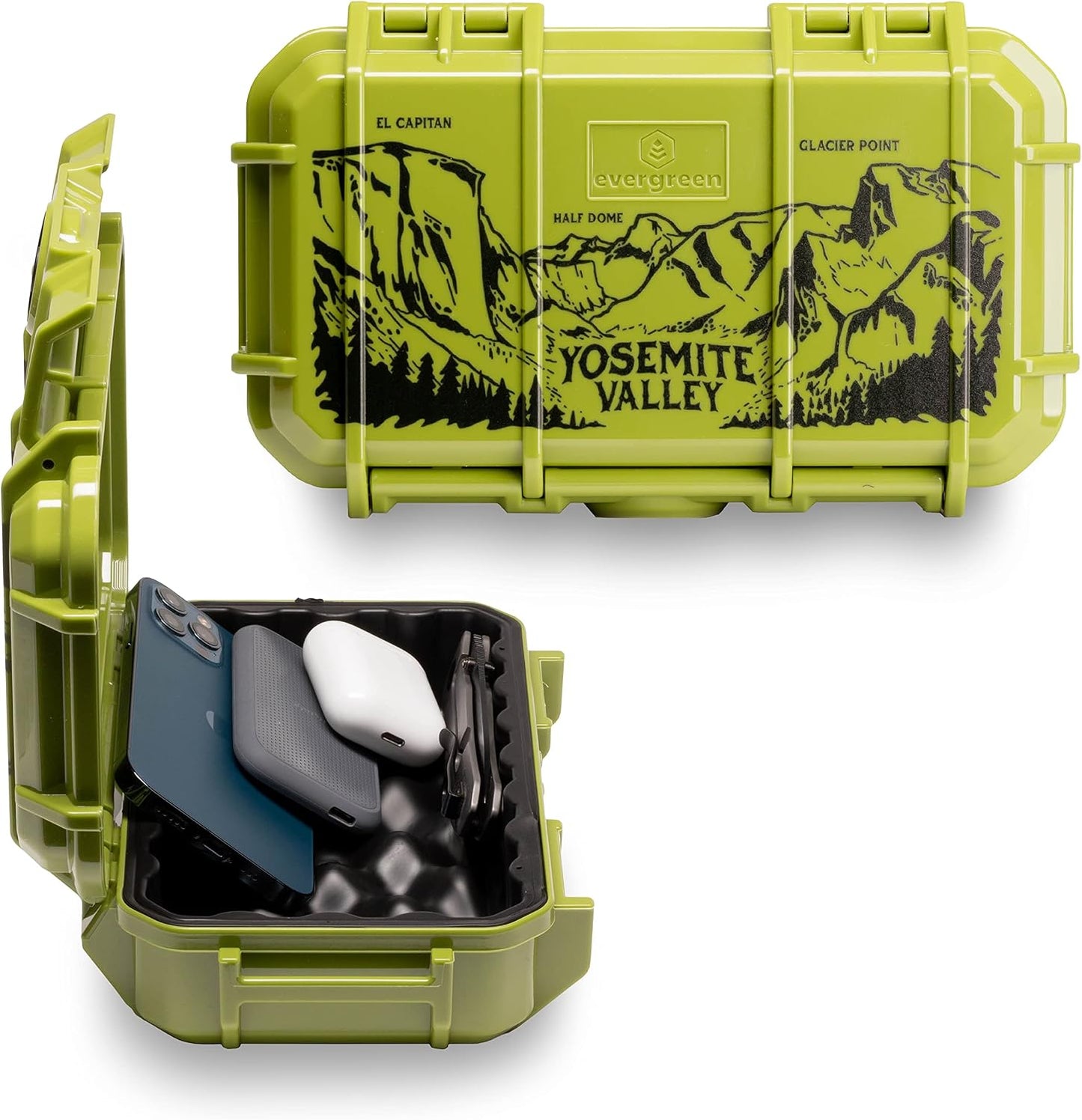 Funda protectora para teléfono Yosemite verde